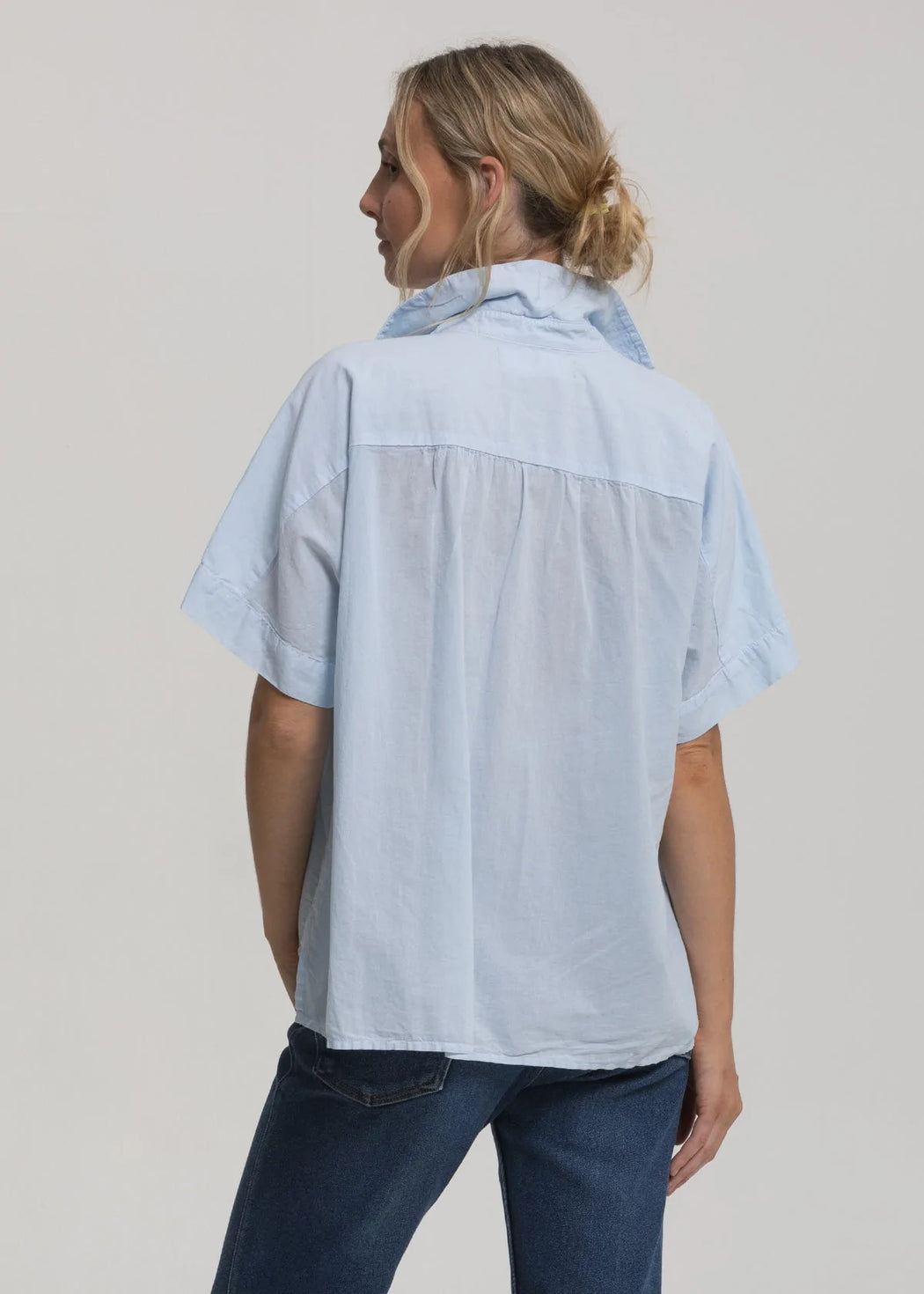 Motley Top |  Sky Blue