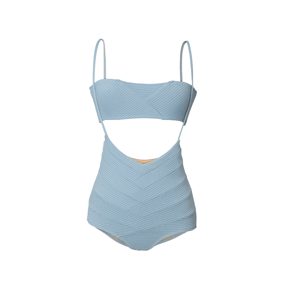 Puzzle Jumper Bottom | Sky Rib