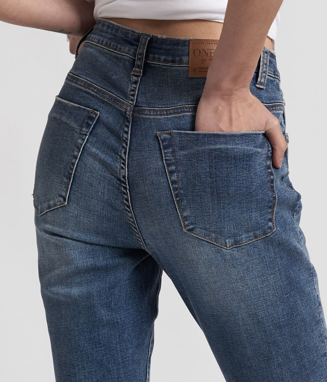 Freebirds High Waist | Superstar Blue