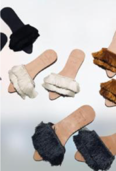 Silk Tassels Sandals