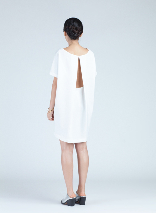 Angle Mini Dress | White