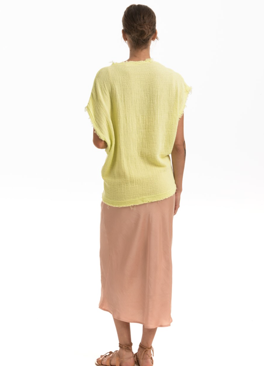 James Tee | Citrine Cotton Mesh
