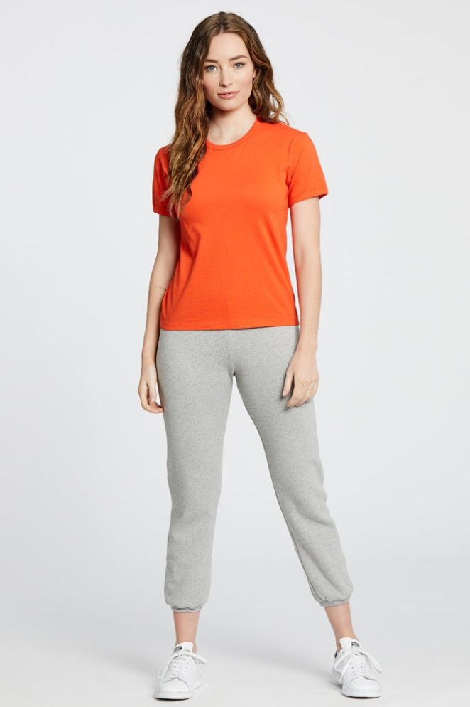 Ringer Tee | Orange/Red