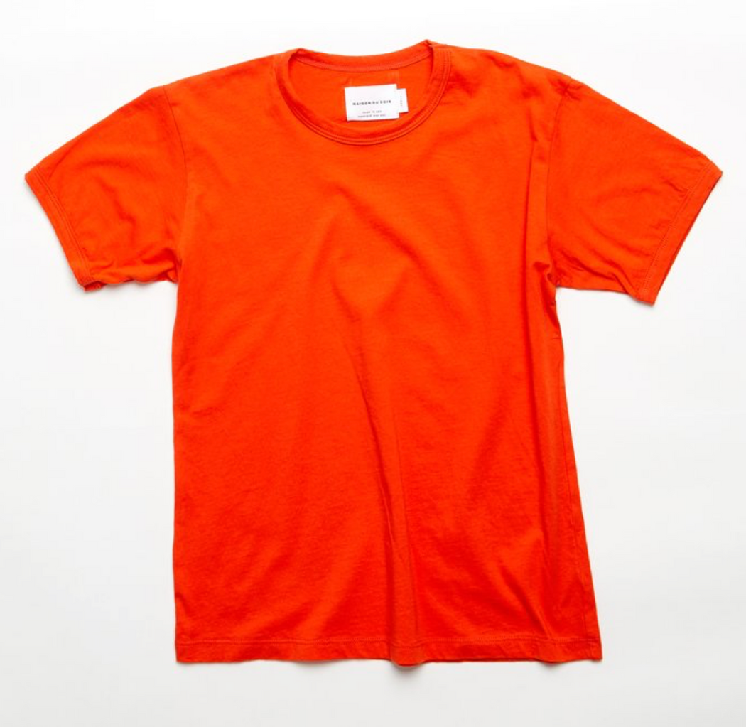 Ringer Tee | Orange/Red
