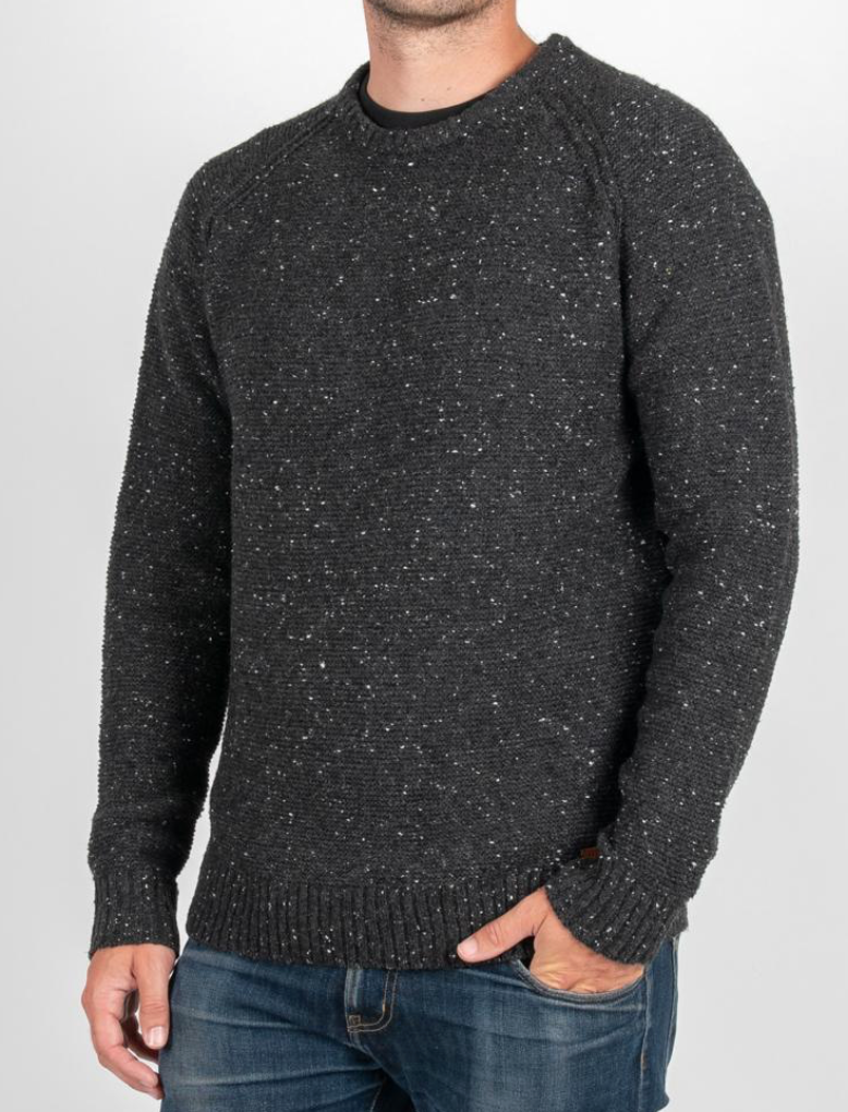 Carin Knitted Sweater | Charcoal Black