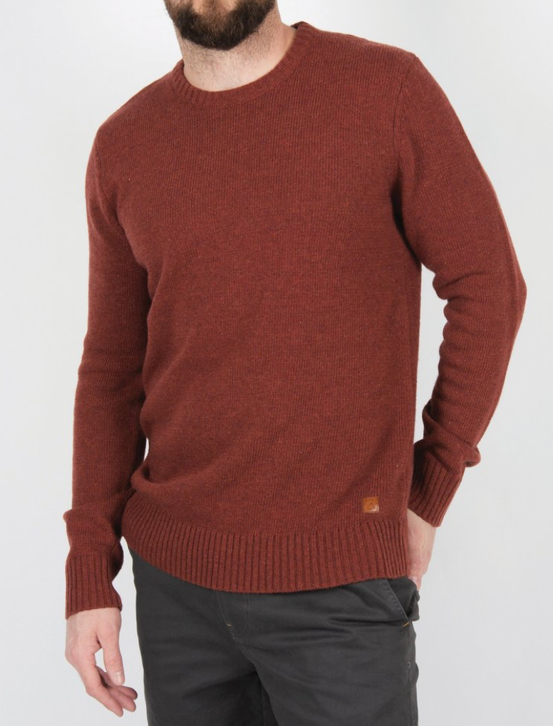 Wagon Knitted Sweater | Orange