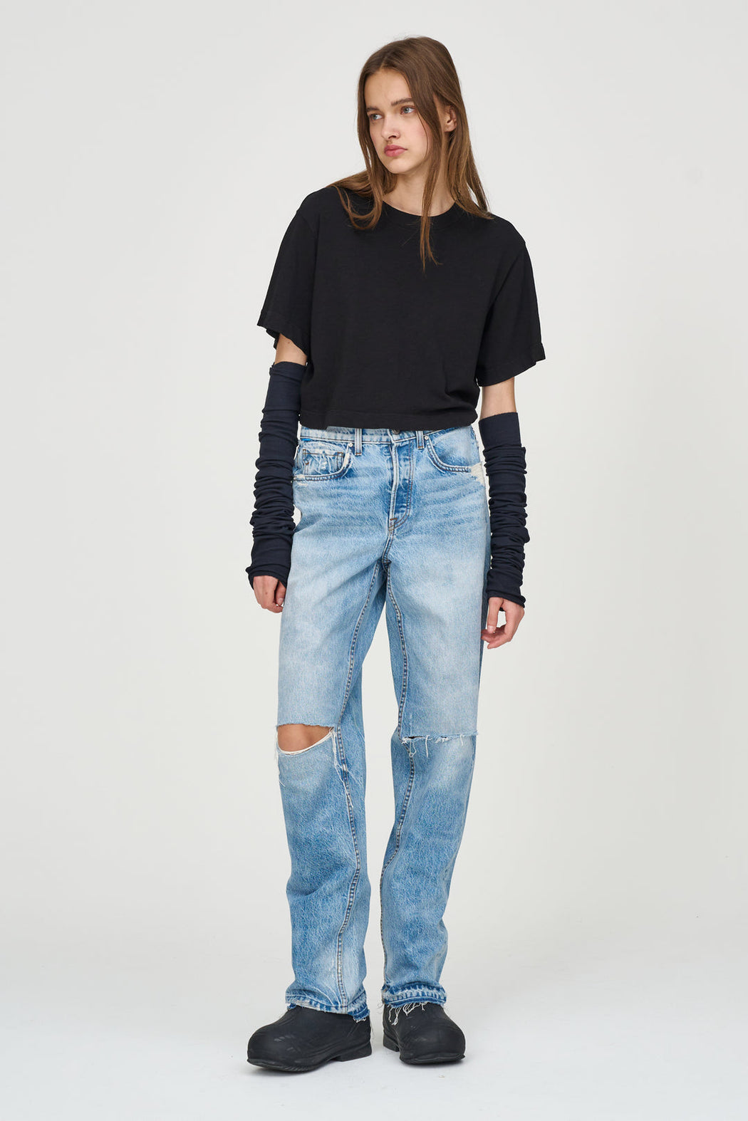 Tokyo Crop Tee | Black