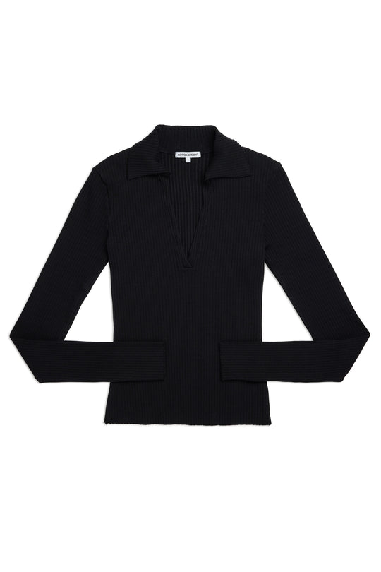Ibiza Polo Shirt | Jet Black