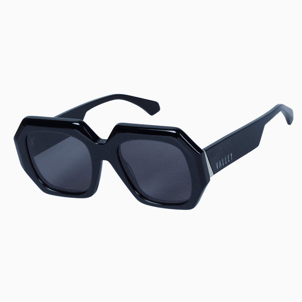 Monolith | Gloss Black w. Silver Metal Trim /  Polarised Black Lens