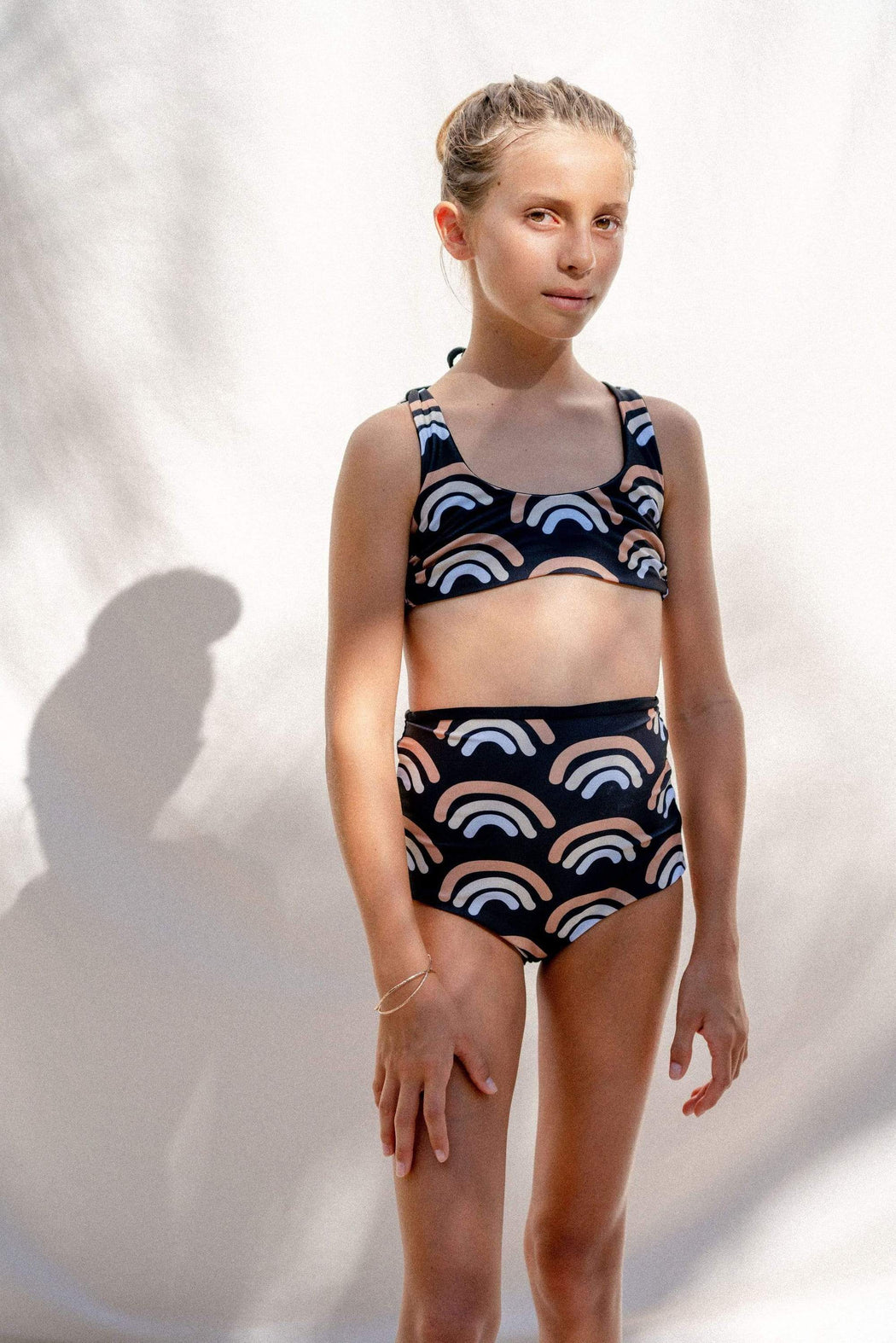 Girls Lava Retro Rainbow Bikini