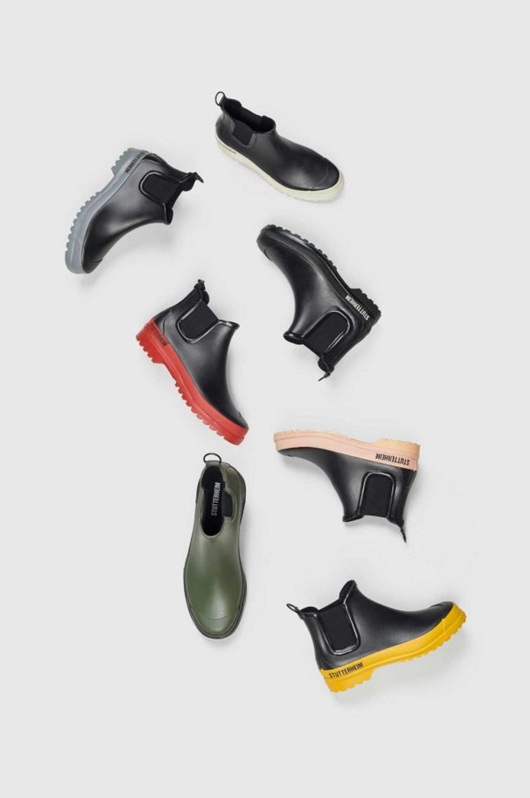 Chelsea Rainwalker Boot | Black/White