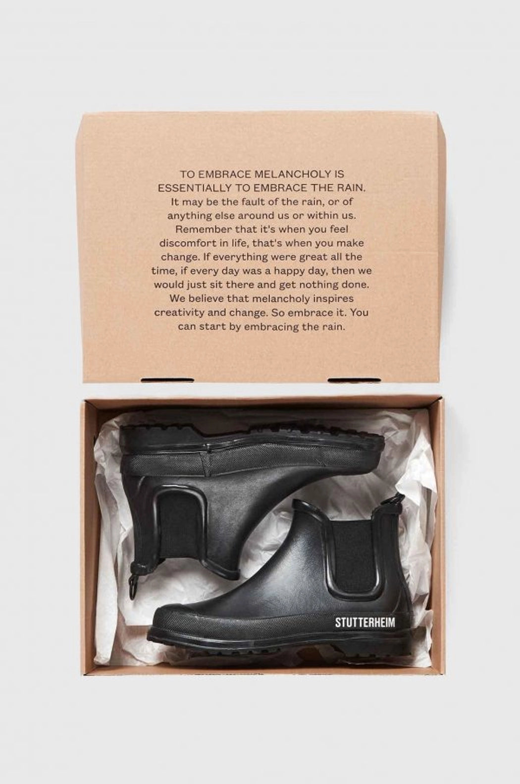 Chelsea Rainwalker Boot | Black/White