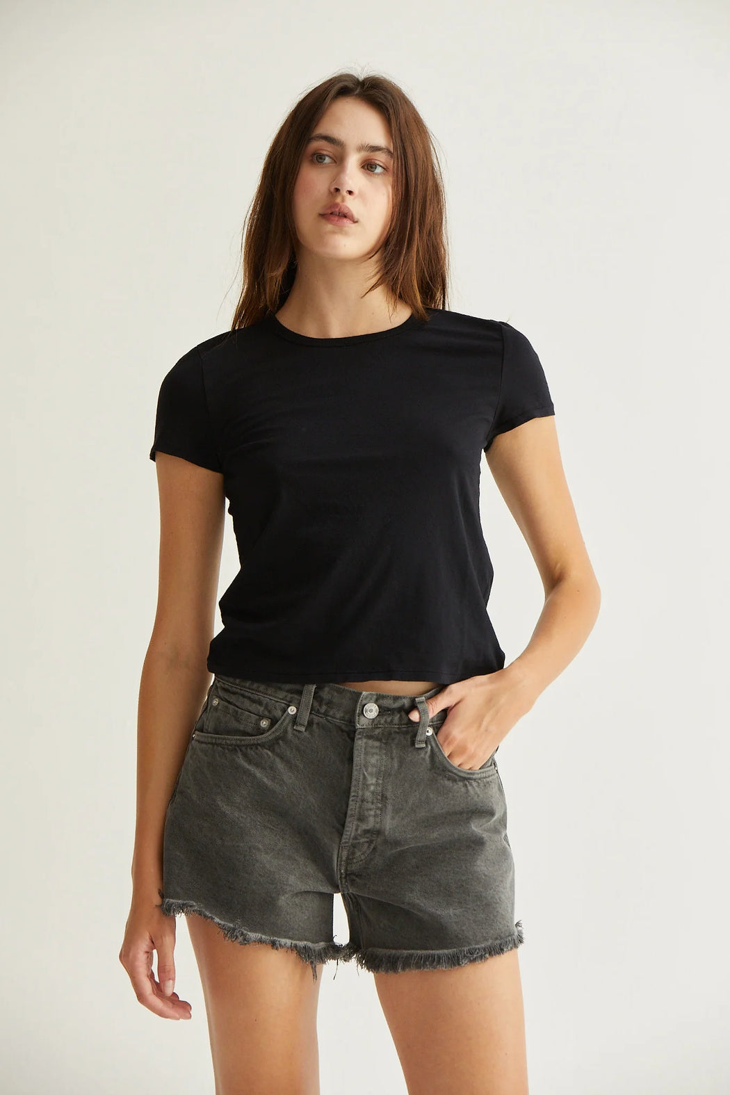 Noe Baby Tee | True Black