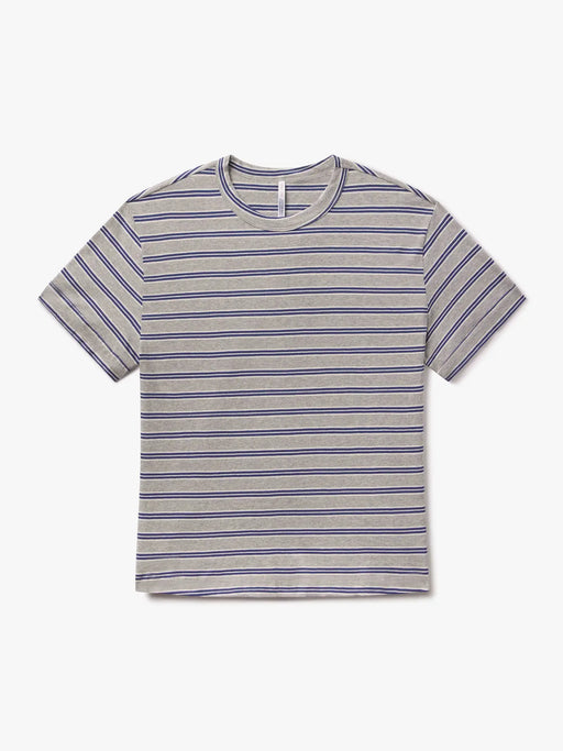 Oversized Boyfriend Tee | Heather Stripe