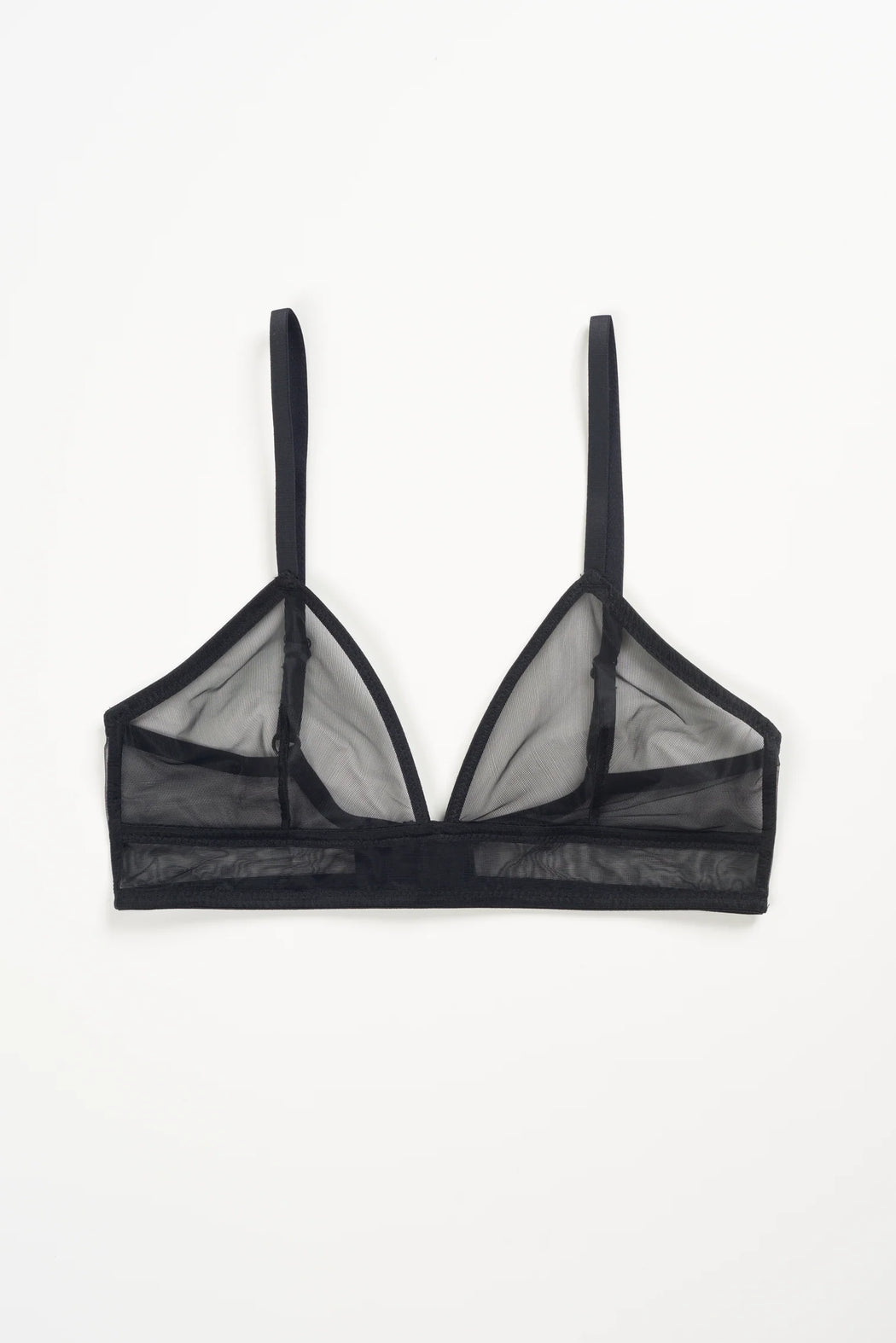 Bare Minimal Soft Triangle Bra | Black