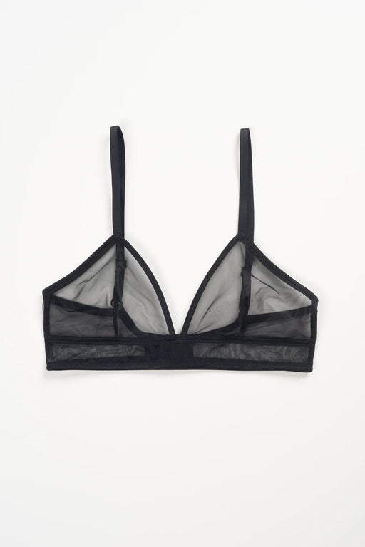 Bare Minimal Soft Triangle Bra | Black