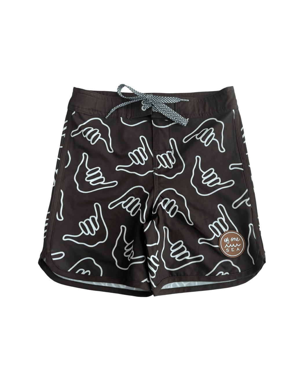 Kid’s Retro Boardshorts | Chocolate Shaka