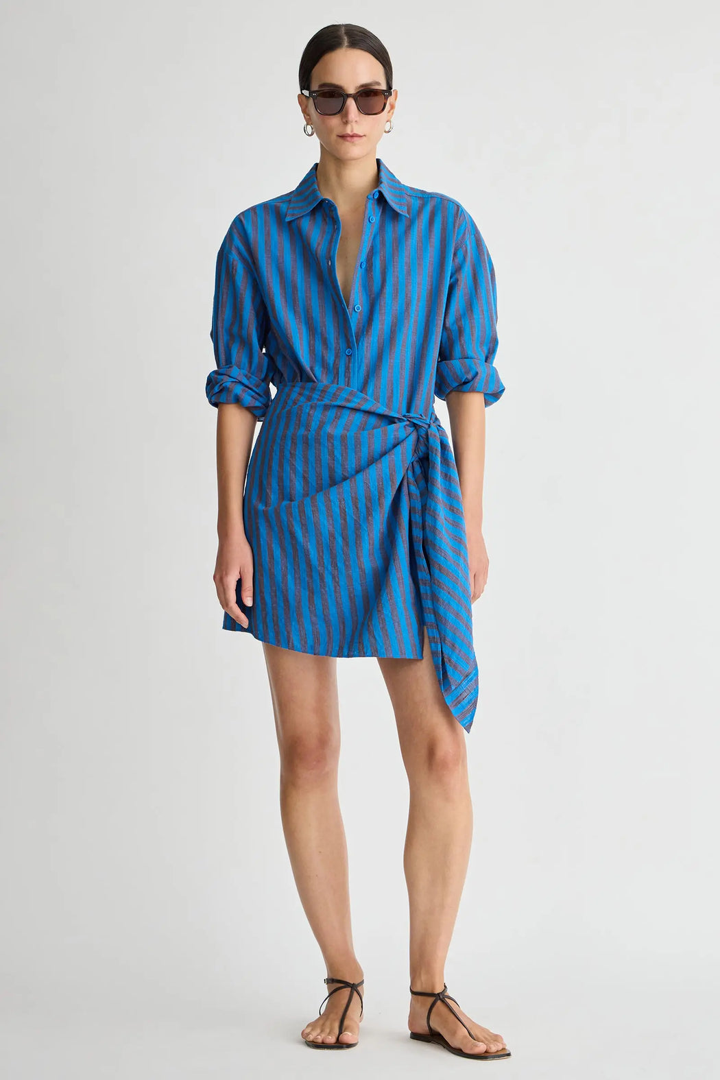 Alessandra Mini | Blue Pond Stripe