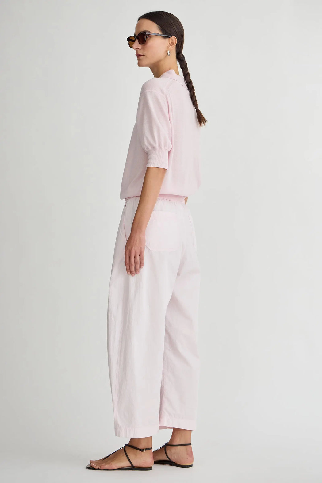 Spa Pleat Pant | Rosewater