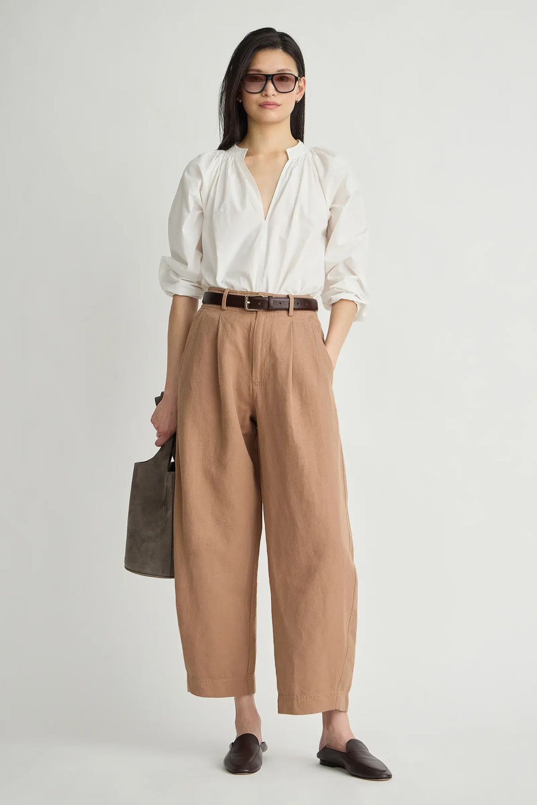 Bari Crop | Deep Khaki