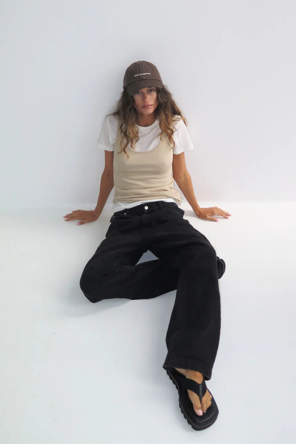 Rib Hemp Jersey T-Shirt | White