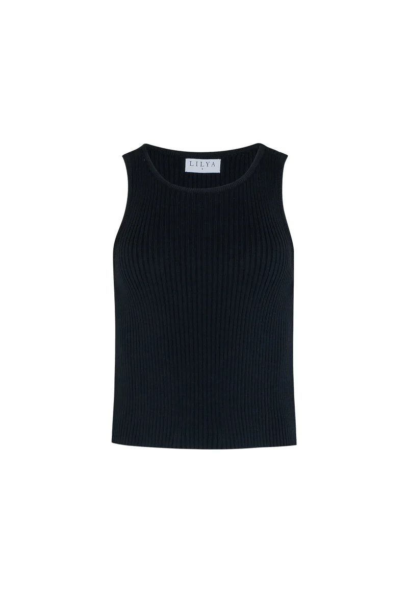 Monaco Knit Top l Black