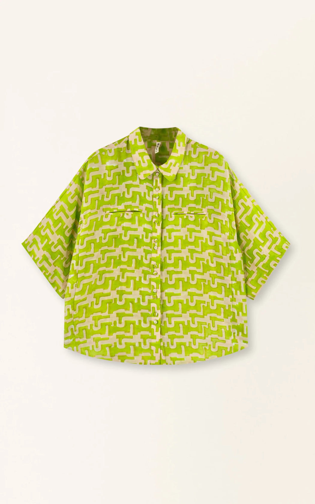 Kyoto Shirt | Lime Popova