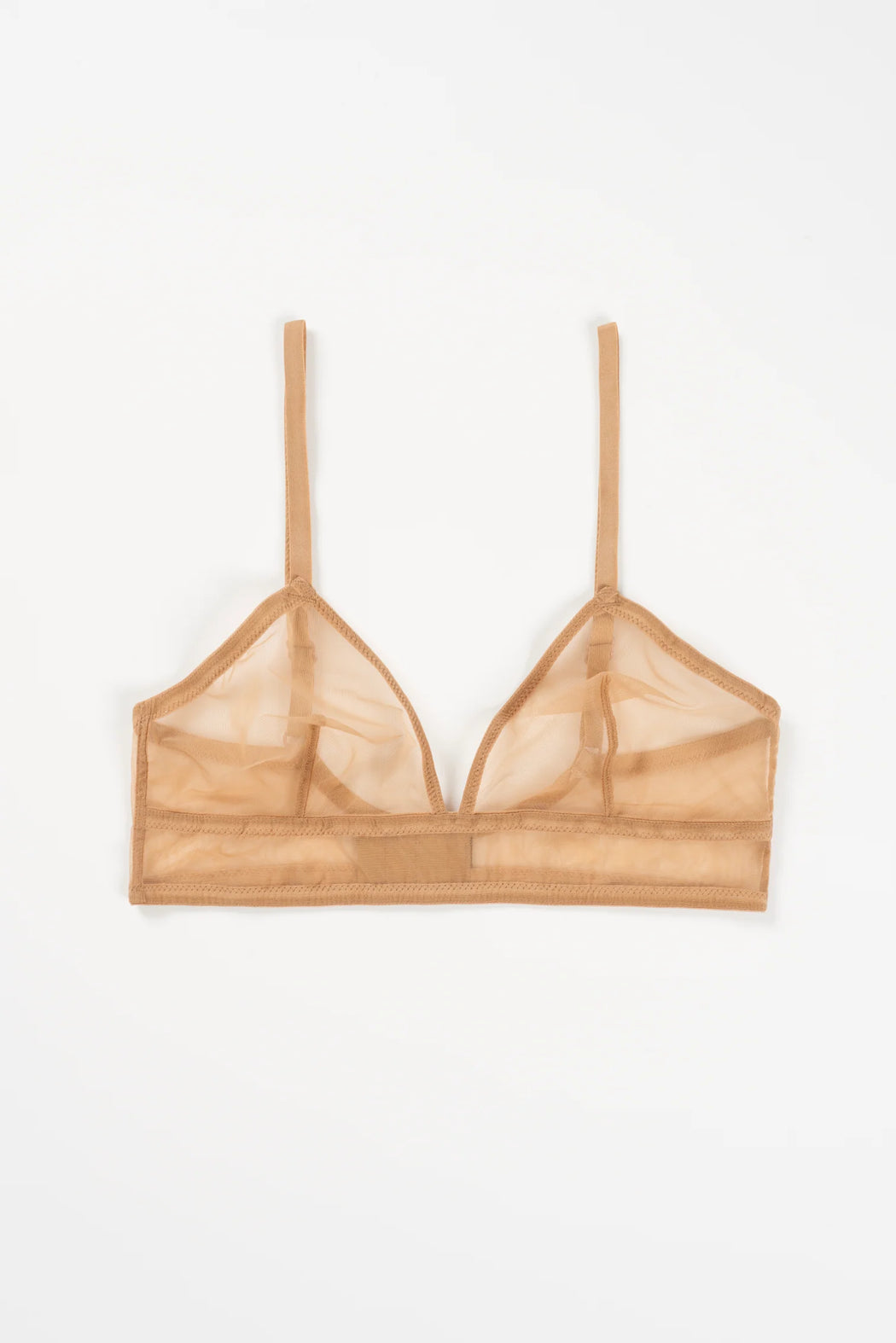 Bare Minimal Soft Triangle Bra | Caramel