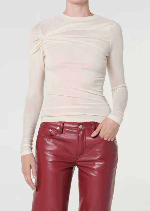 Lissa Long Sleeve | Oat Milk