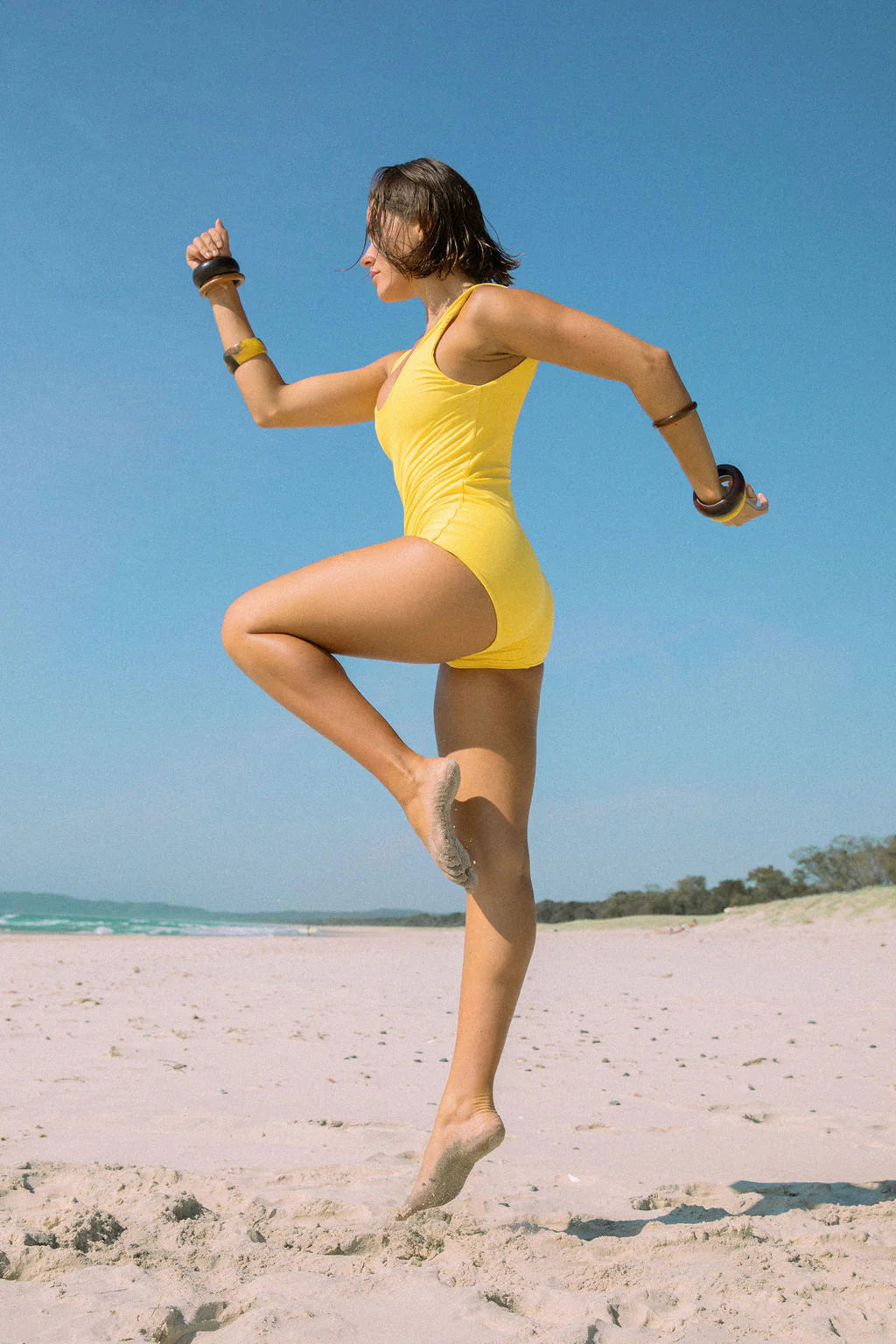 Lehua One Piece | Olive Stone Eco Rib