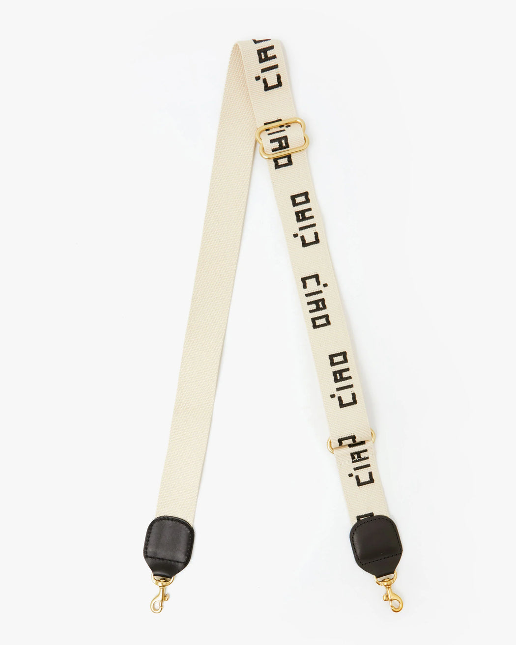 Adjustable Crossbody Strap Ciao | Natural/Black