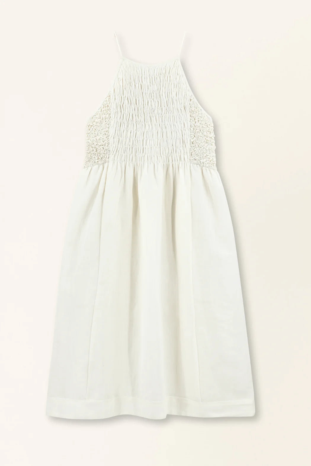 Alba Dress | White Linen