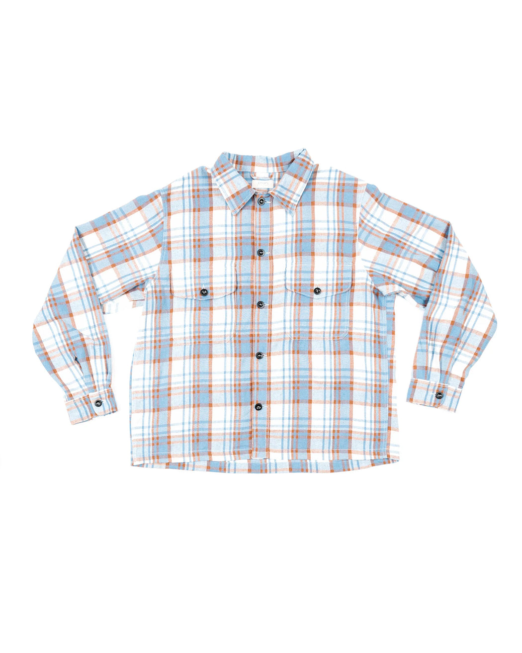 Bucky Overshirt l Blue/Tan