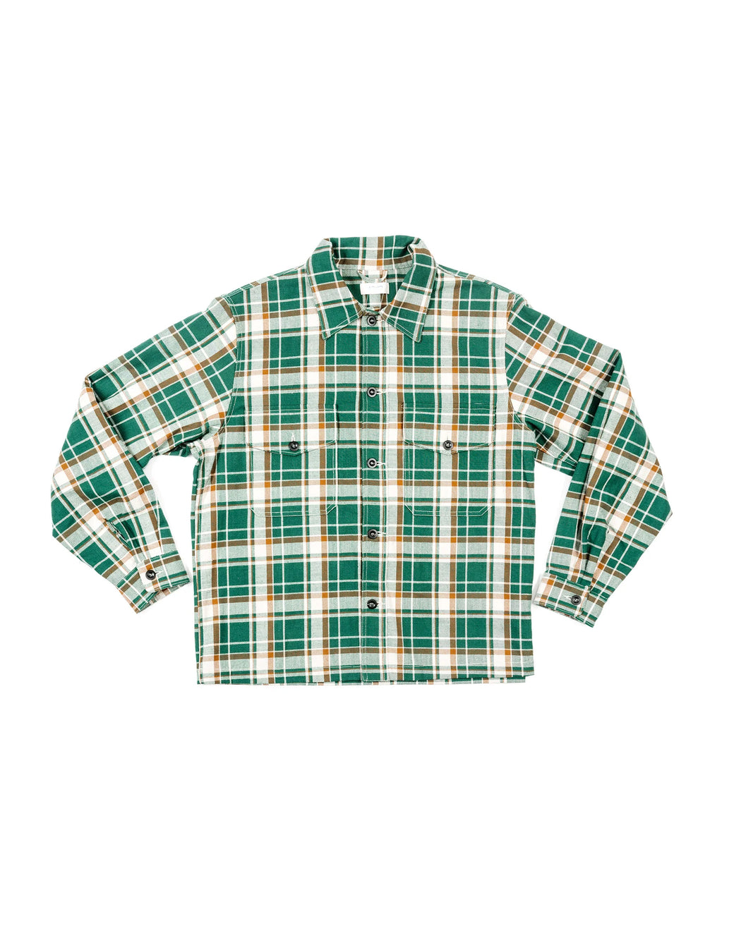 Bucky Overshirt l Green/Brown