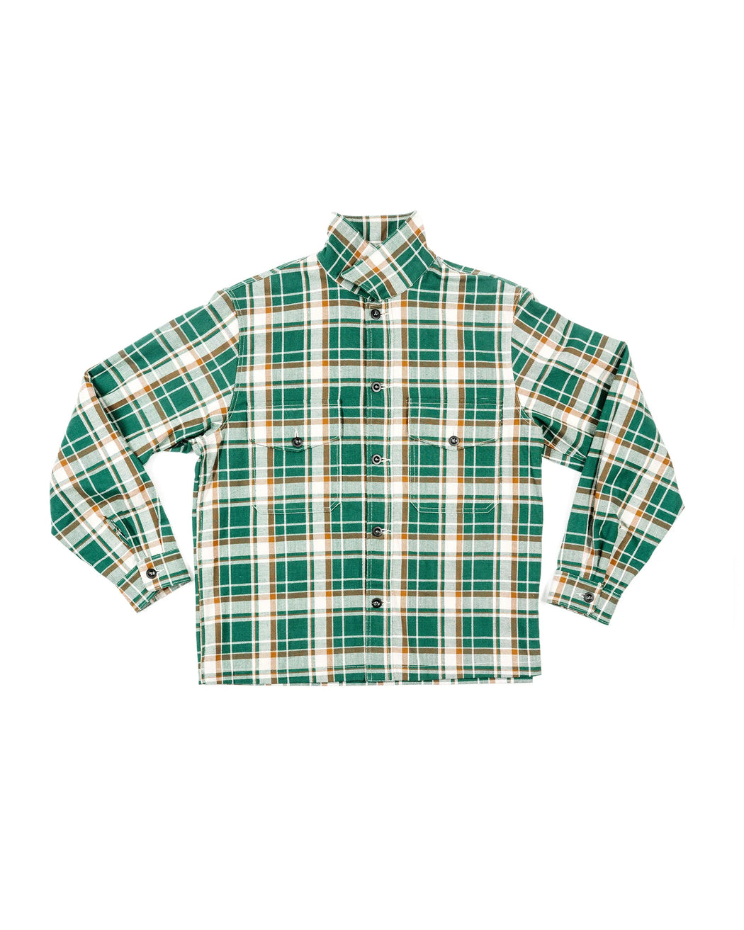 Bucky Overshirt l Green/Brown