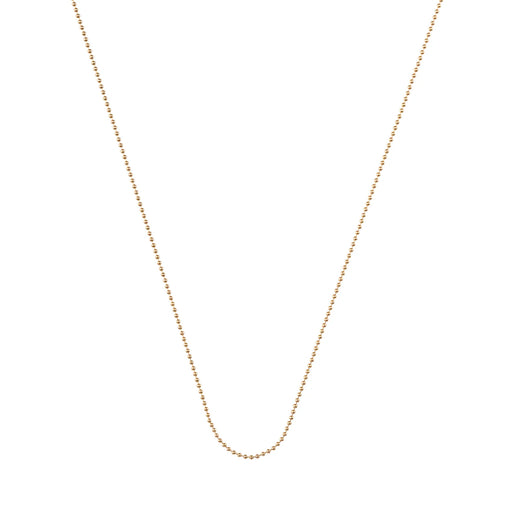 Diamond Cut Ball Chain Necklace