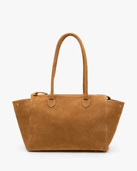 Beatrice Tote | Caramel Suede