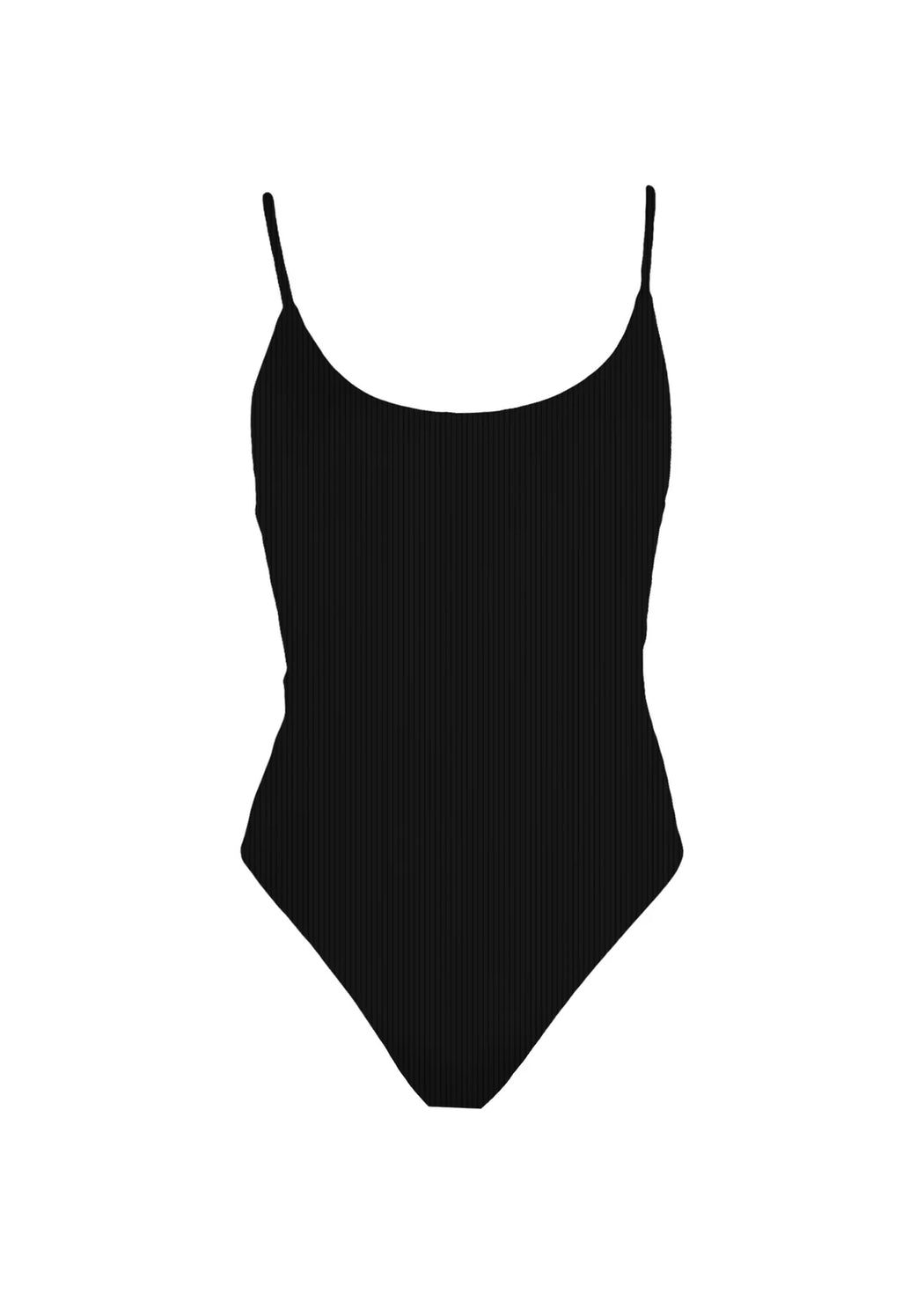 Baja Bodysuit l Black Rib