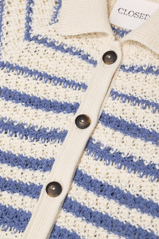 Short Sleeve Polo Cargi | Stone Blue