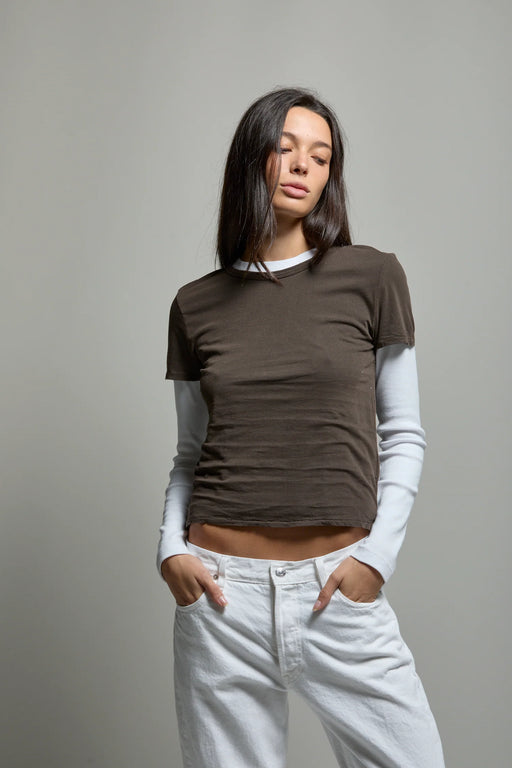 Noe Baby Tee | Chocolate