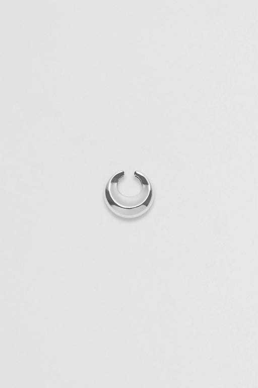 Small Concave Ear Cuff | Silver