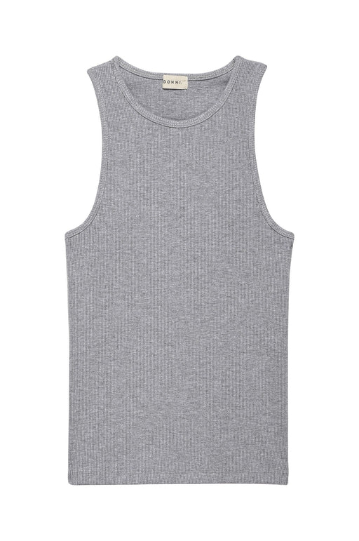 The Rib Tank l Heather Grey