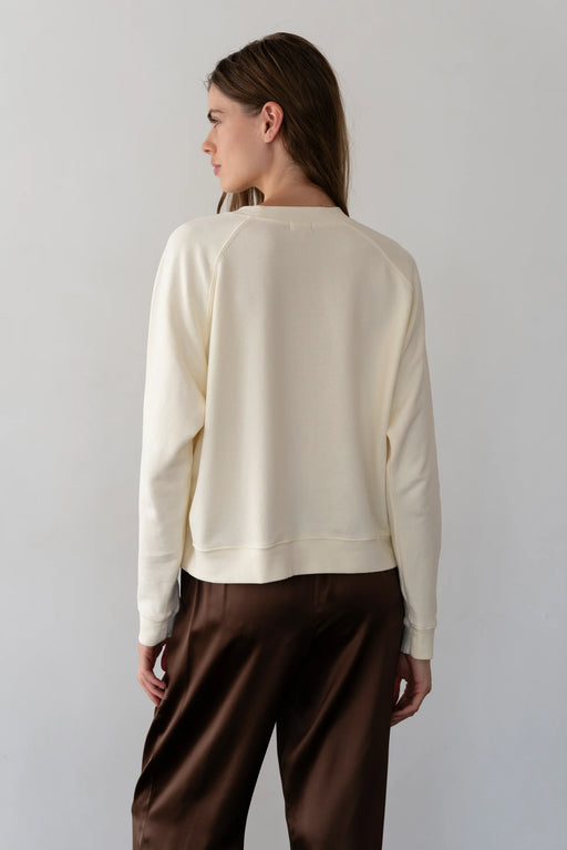 The Eco Terry Crewneck | Cream