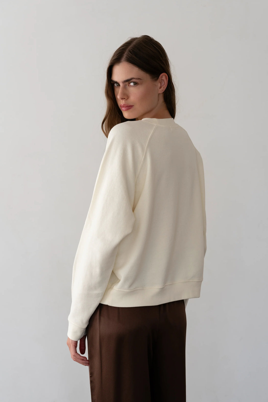 The Eco Terry Crewneck | Cream
