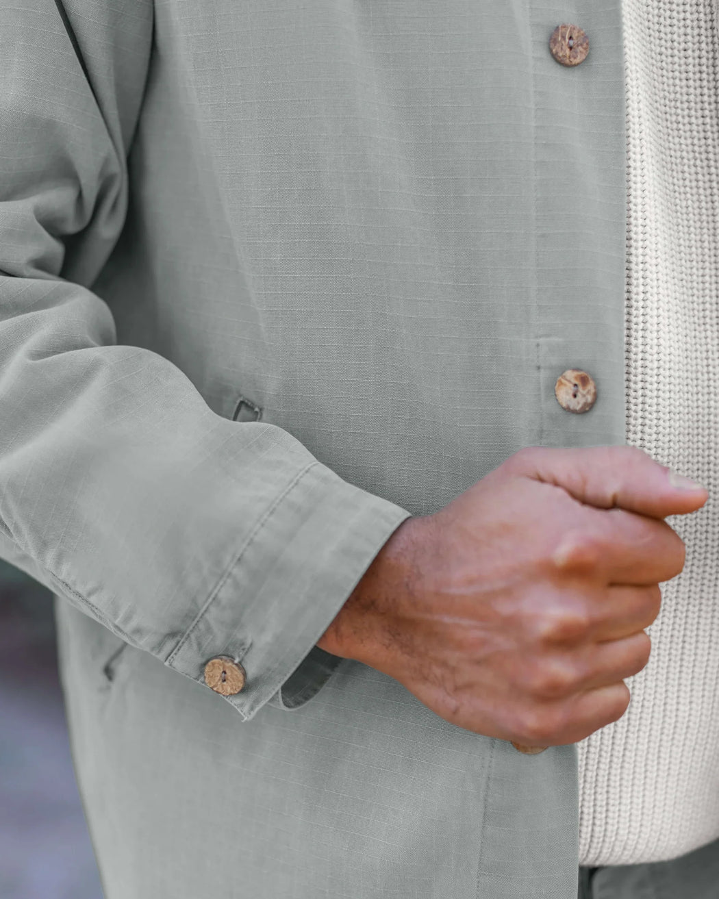 Pac Shell Jacket | Mineral Greem