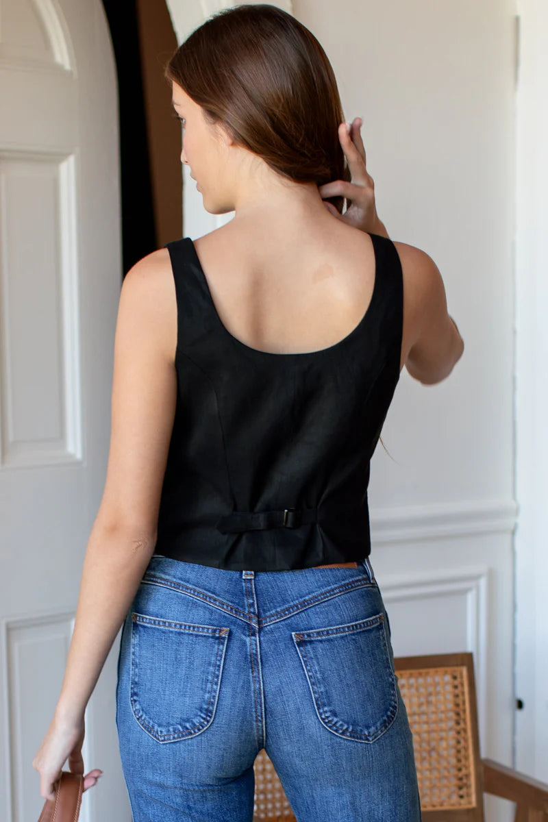 Tailored Top l Black