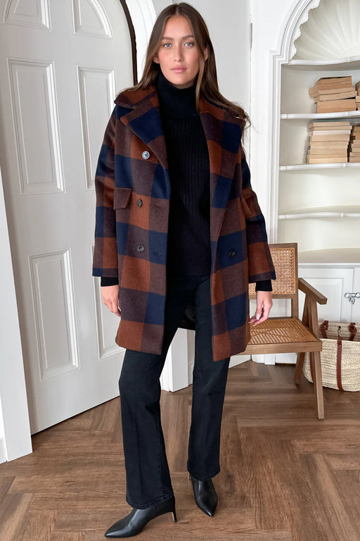 Thomas Coat l Plaid Wool