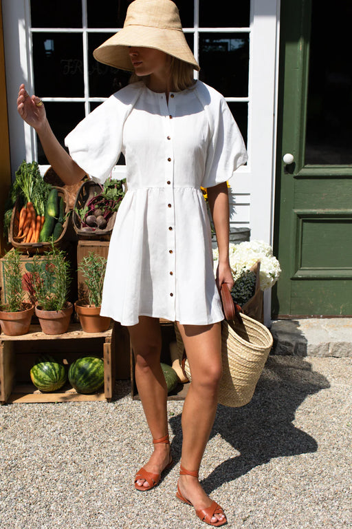 Bastille Short Dress | Star White