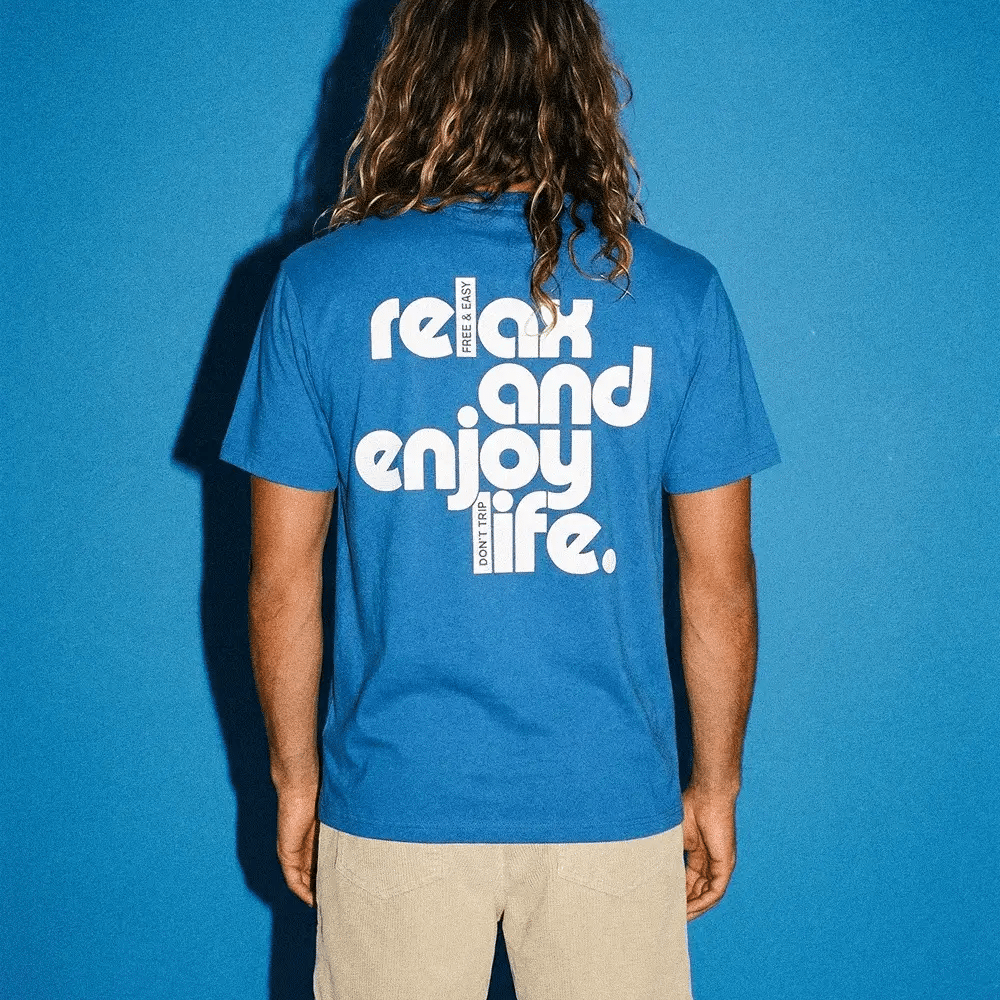 Enjoy Life Tee | Blue