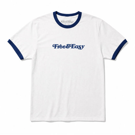 Free & Easy Ringer Tee | Navy